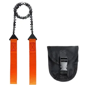 Pocket Chainsaw With Handles Survival Saw   Pocket Saw Folding Hand