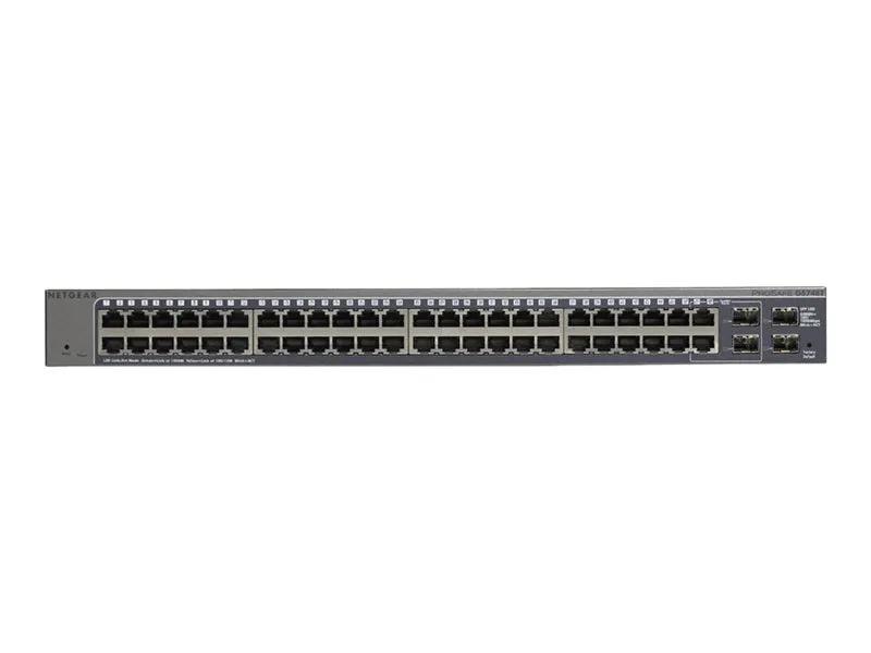 Prosafe 48-Port Gigabit Smart Switch (With 2X Dedicated Sfp Ports & 2X Combo Copper/Sfp Ports)