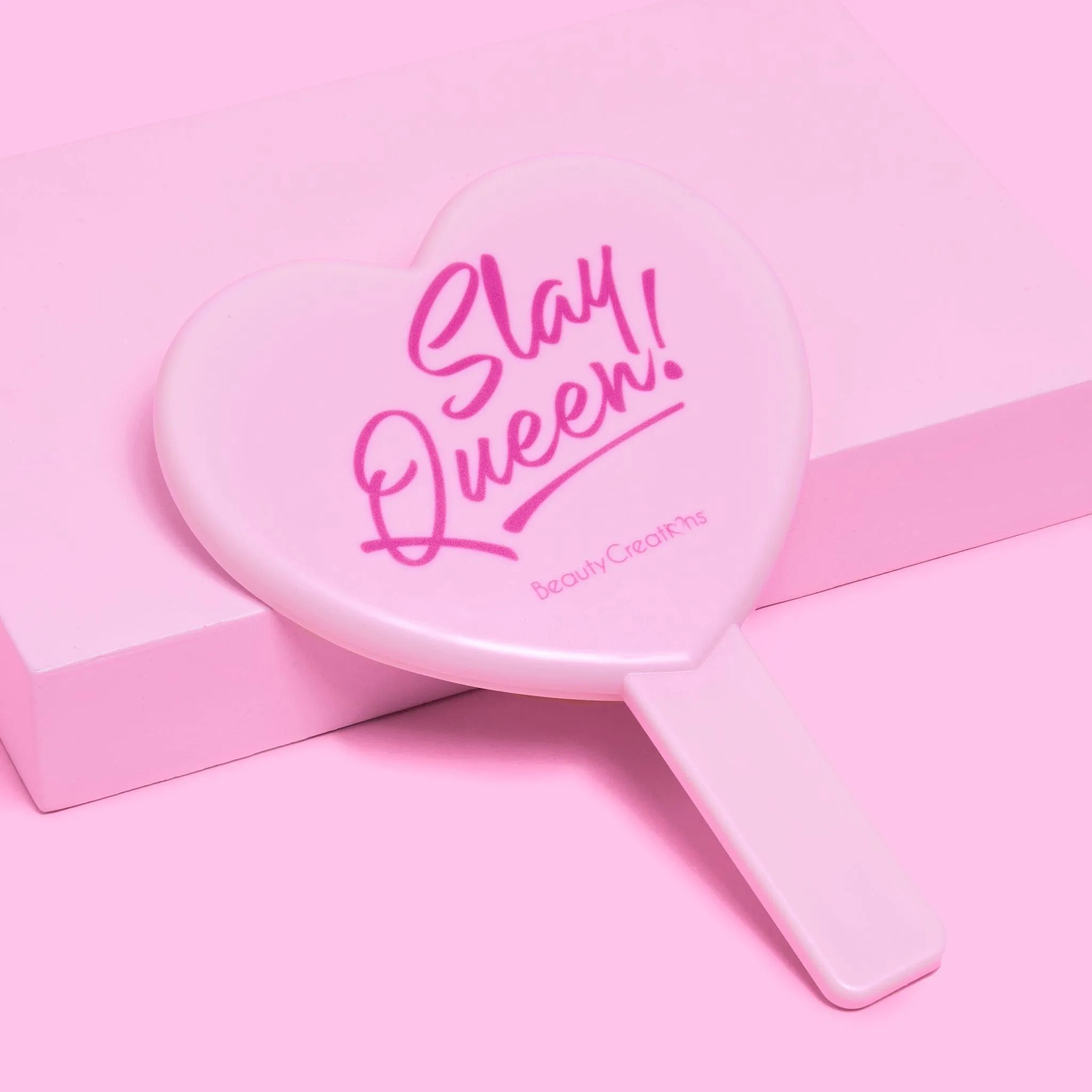 "Slay Queen" Heart Shaped Handheld Mirror