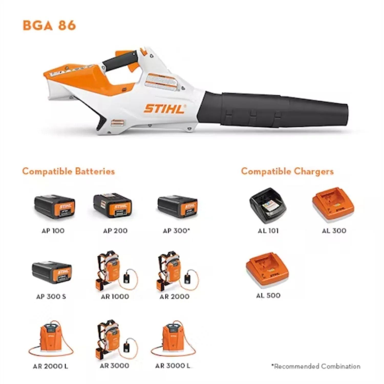 STIHL BGA 86 Battery Powered Handheld Blower