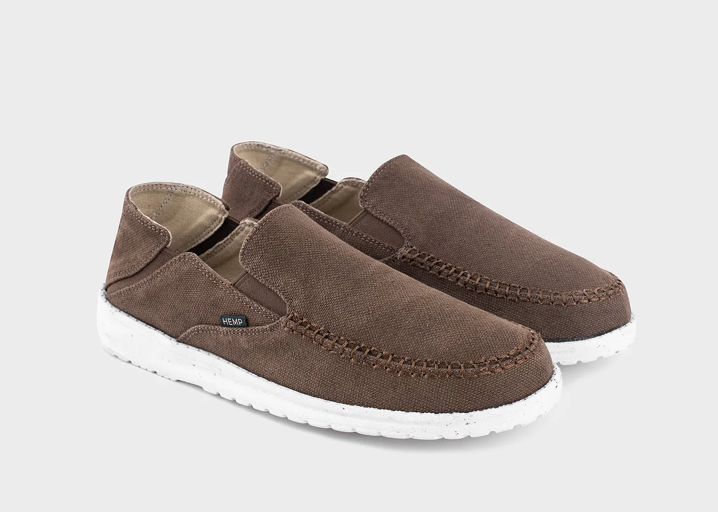 SunSlide Hemp Slip-on for Men in Dark Brown