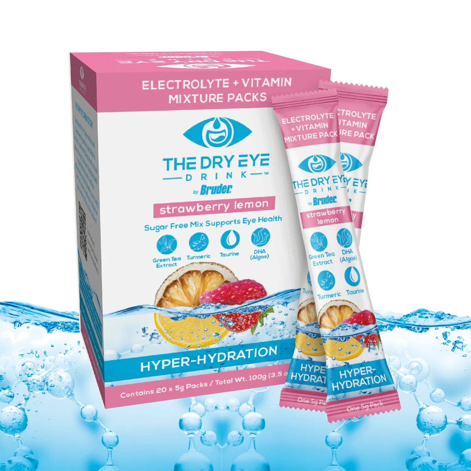 The Dry Eye Drink - Strawberry Lemon Flavor