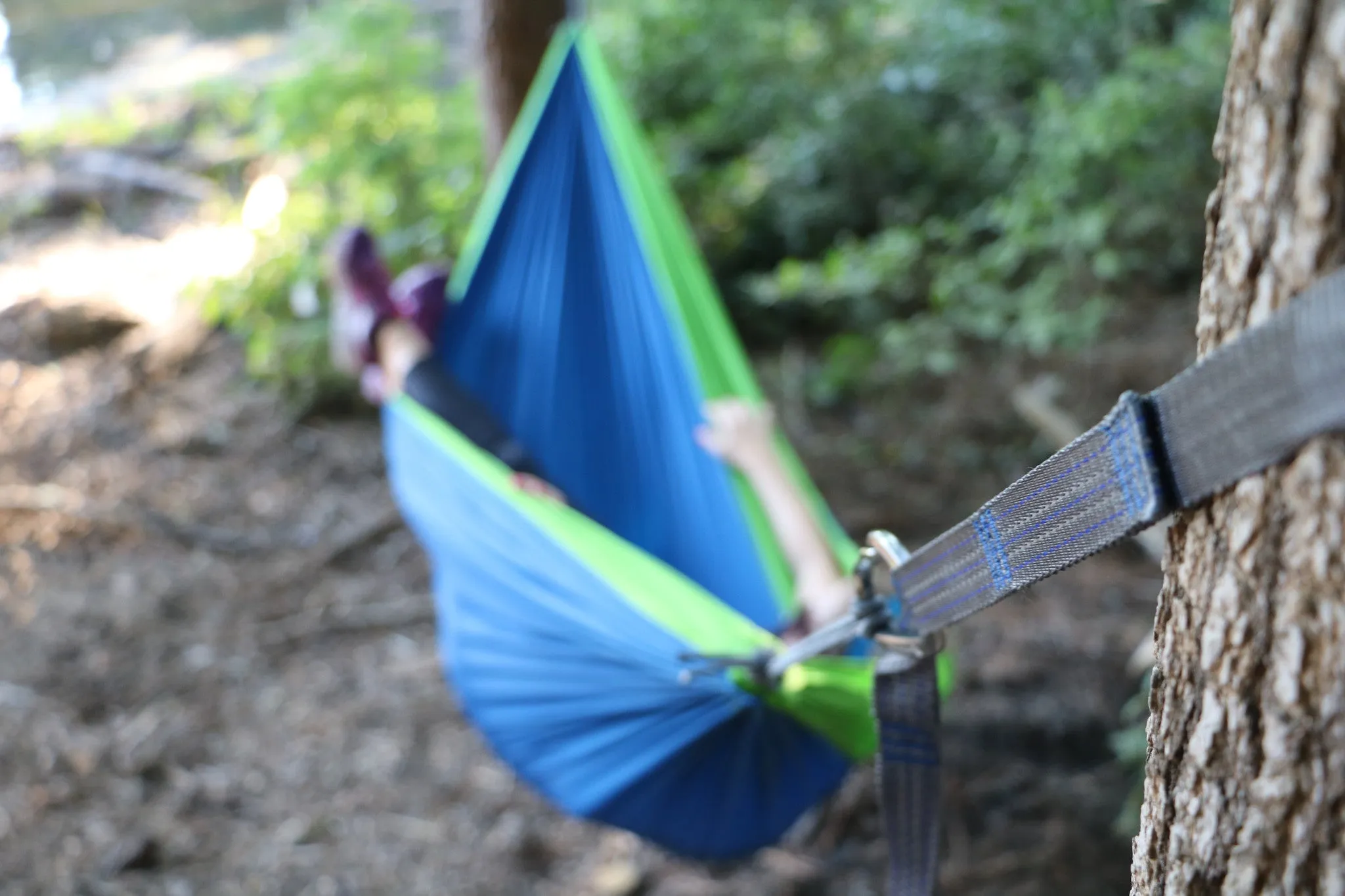 Twisted Double Hammock - Dk Khaki/Green