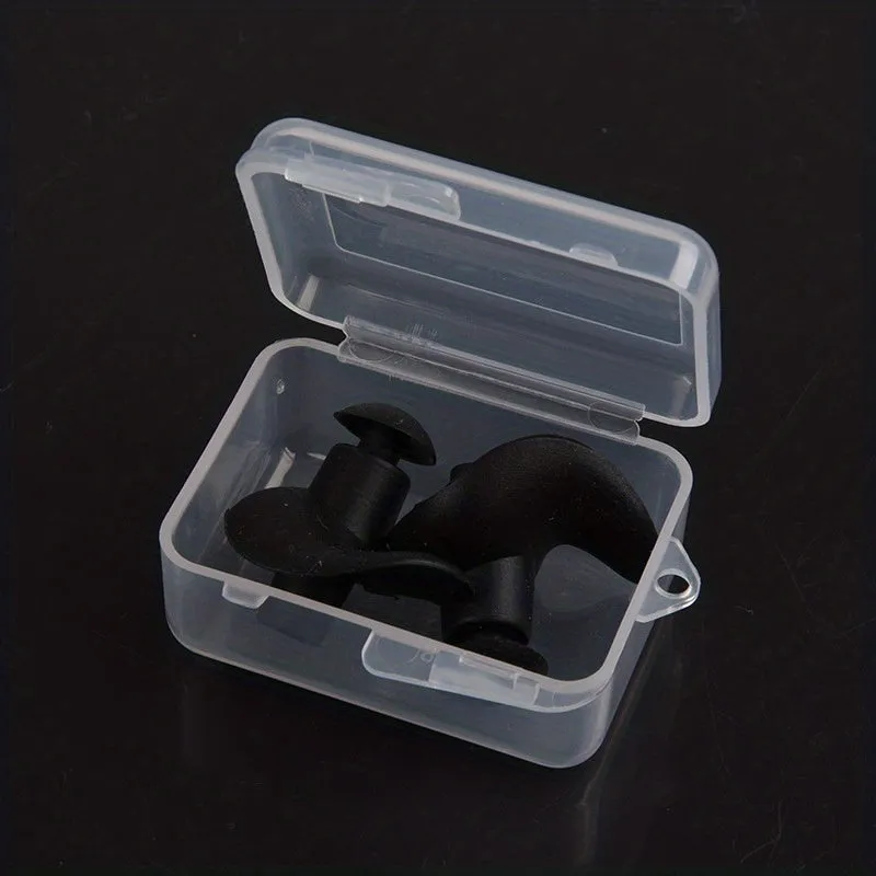 Waterproof Soft Silicone Earplugs  Durable and Portable Swimming Gear